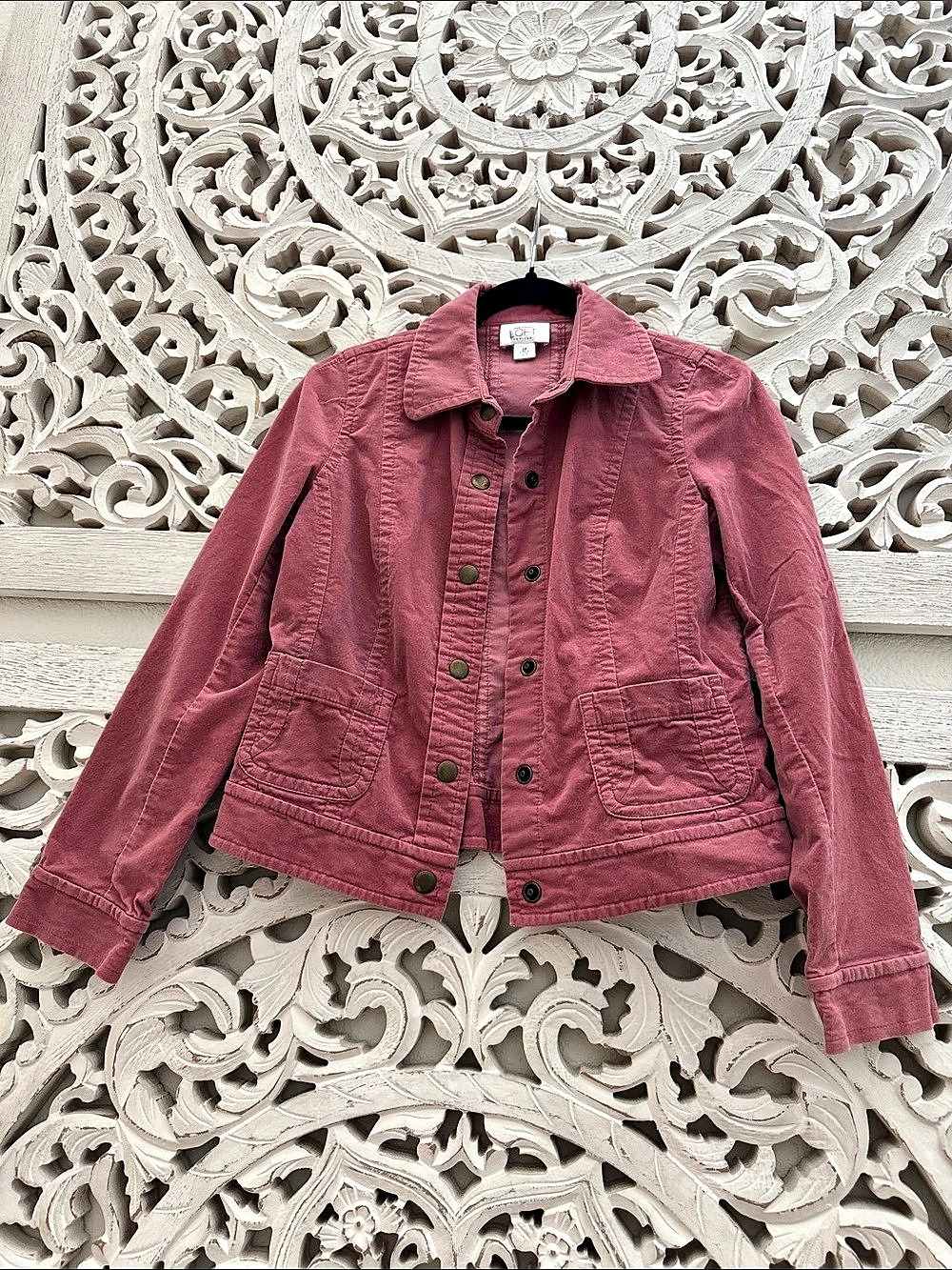 Ann Taylor LOFT Petite Cotton Velour Jacket